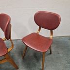 Set Van 2 Vintage Stoelen Eetkamerstoelen 2 Retro Stoelen thumbnail 4