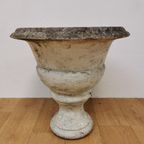 Brocante Franse Stenen Tuinvaas, Bloempot Tuinpot Steen 402 thumbnail 4