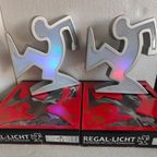 Set Osvaldo Cavandoli Keith Haring La Linea Lampen Grijs thumbnail 10