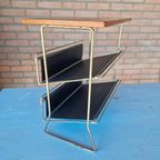 Vintage Lectuurtafel Lectuur Magazine Rek Krantenbak Design thumbnail 12