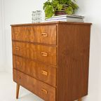 Scandinavisch Vintage Teak Fineren Ladekast Maloy thumbnail 9