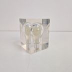 Vintage Lucite Gloeilamp Pierre Giraudon Ampoule Popart Art thumbnail 5