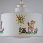 Vintage Melkglas Hanglamp Hertje ’60 Kinderkamer Mid Century thumbnail 7