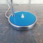 Vintage Bureaulamp Blauw thumbnail 6