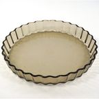 Vintage Ovenschaal Rookglas Arcopal thumbnail 2