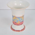 Vintage Villeroy & Boch Vivaldi Vaas Porselein Frankrijk ‘60 thumbnail 3