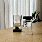 Set Of 2 Vintage Di Saronno Square Glasses thumbnail 4