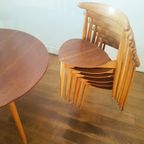 Eetkamer Set Van Hans J. Wegner Voor Fritz Hansen thumbnail 11