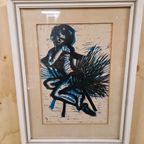 Herman Stammeshaus Linoneum Snede Ballerina 24 Van 75 Lijst thumbnail 3