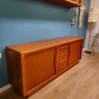 Vintage Dressoir + Vitrine Wandkast Silkeborg thumbnail 14
