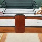 Antieke Art Deco Spiegel Xl Houten Badkamerspiegel Jr 20 thumbnail 8