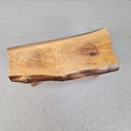 Vintage Brutalist Kruk Boomstam Side Table Mid Century 1960 thumbnail 7