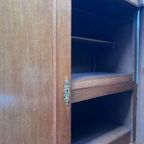 Prachtig Antiek Eiken Kabinet, 4 Deurs Kast, 221 Cm Hoog En 150 Breed thumbnail 5