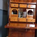 Antiek Franse Empire Klepsecretaire thumbnail 13