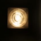 70’S Plafondlamp Bruin Kunststof En Glas 60705 thumbnail 5