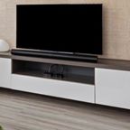 Modern Bruin, Wit Tv-Meubel thumbnail 2