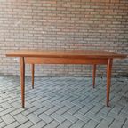 Vintage Uitschuifbare Eettafel Vintage Tafel thumbnail 11