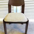 Prachtige Wenge Brutalist Stoel thumbnail 2