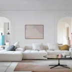 Beautiful Saba Sofa White Creta thumbnail 4