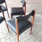 Set Van 4 Eetkamerstoelen Jaren 60 Bovenkamp Stoelen Aksel Bender thumbnail 11