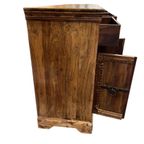 Vintage Houten Kast / Dressoir Met Ijzeren Accent thumbnail 4