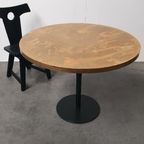 Messing Gepatineerde Tafel Rond Wabi Sabi Gietijzer Voet Pedrali thumbnail 11