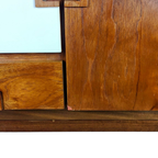Mid Century Teak/wit Dressoir 1960s thumbnail 7