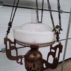 Art Nouveau Hanglamp Olielamp Circa 1930 thumbnail 3