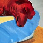 David Hockney, Dog Paintings 38 Salts Mill 1995. thumbnail 12