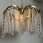 4 Bogen Art Deco Stijl Hanglamp Staafjes Kroonluchter 80’S thumbnail 8