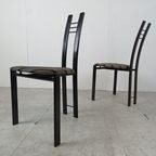 Post Modern Dining Chairs, 1980s Set Of 4 thumbnail 4
