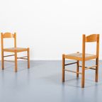 Italian Modern Architectural Pair Of Chairs / Eetkamerstoel, 1960’S thumbnail 5
