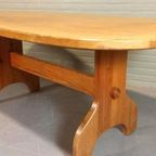 Vintage Grote Massief Grenen Eettafel, Ovaal, 180 X 90 Cm thumbnail 19