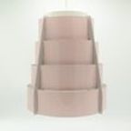 Vintage Lamellen Hang Lamp Roze thumbnail 2