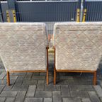 Set Van 2 Vintage Relax Stoelen thumbnail 4