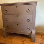 Bureau Schrijfbureau Met Laden Secretaire Hollands Antiek thumbnail 2