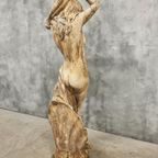 Oud Stenen Tuinbeeld Franse Sculptuur 175 Cm Hoog thumbnail 13