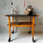 Barcart/Serveerwagen Bauhaus Stijl Uit De Jaren 60 thumbnail 2