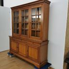 Antieke Vintage Landelijke Boekenkast Buffetkast Wandkast Vitrinekast thumbnail 8