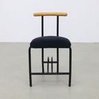 6x Postmoderne Eetkamerstoel, 1980s thumbnail 3