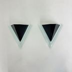 Set Of 2 Post Modern Wall Lamps Sconce , 1980S thumbnail 7