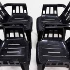 Set Of 4 Boston Chairs By Pierre Paulin For Henry Massonnet France 1980S thumbnail 9