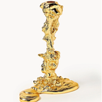 Polspotten Gouden Drip Kandelaar L thumbnail 2