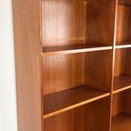 Scandinavisch Vintage Teak Fineren Boekenkast thumbnail 7