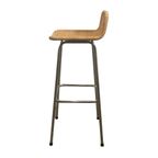 Dirk Van Sliedrecht - Rohe Noordwolde - Bar Stool With Wicker / Rattan Seat - In Great Condition, thumbnail 4