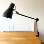 Vintage Scharnier Bureaulamp Met Tafelklem thumbnail 11