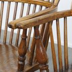 Leuke En Tijdloze Set Van 4 Antieke Engelse Windsor Stickback Chairs Uit De 19e thumbnail 15