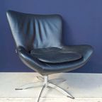 Vintage Design Fauteuil, Hjort Knudsen, Draai Fauteuil Stoel thumbnail 19