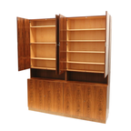 Xxl Hoog Vintage Dressoir / Wandmeubel – Palissander – Jaren ’60 thumbnail 16