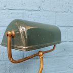Vintage Bankierslamp Bureaulamp Bauhaus thumbnail 3